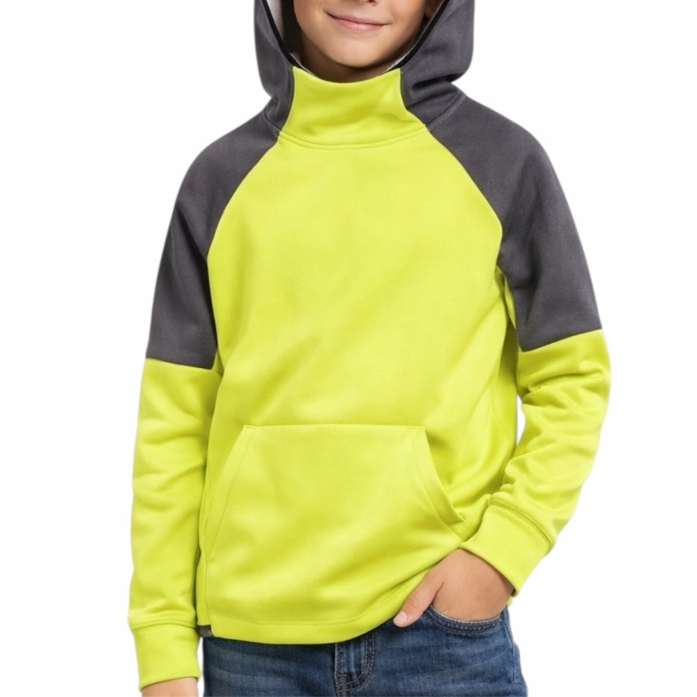 🆕 Old Navy Color-Block Fleece Pullover Hoodie NWT
